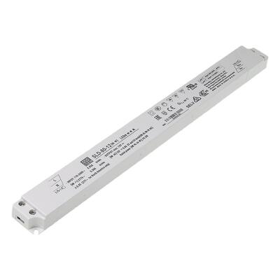 明纬SLD超薄长条型LED灯带驱动12V24线形变压器50/80/150恒流56