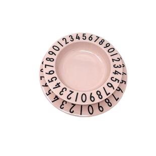 创意儿童字母早餐盘子蛋糕甜品盘点心碗水果防摔宝宝辅食训练餐具