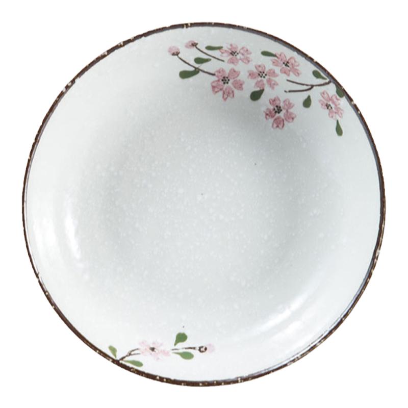 日式陶瓷盘子菜盘家用复古和风