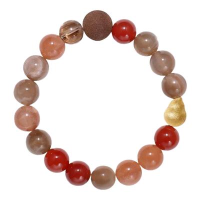BYROOTS/抱树藏香珠手串红玛瑙手链女生日新年礼物38妇女节礼物