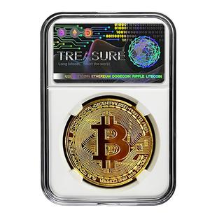 Bitcoin比特纪念币BTC虚拟币以太坊金币世界钱币硬币跨境礼品收藏