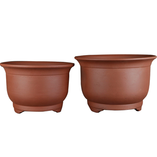 宜兴特大号紫砂兰花盆清仓特价盆景君子兰绿萝陶瓷陶盆阳台种菜盆