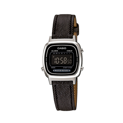 卡西欧vintage牛仔帆布电子表