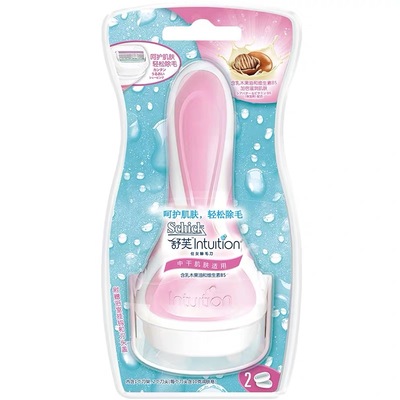 舒适舒芙剃毛脱毛刀intuition替换香皂头女士私处除刮毛腋毛剃毛