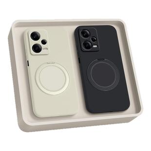 适用红米Note12Pro手机壳RedmiNote12Pro+小米新款5G极速版Redmi硅胶套支点壳带支架125G全包防摔十磁吸外壳