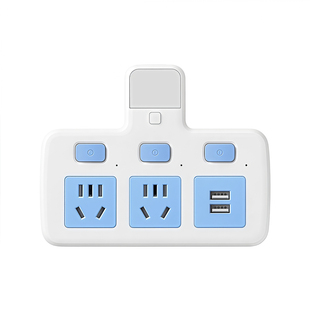 无线扩展插座转换器多功能USB夜灯一转多插位电源转换器插排插板