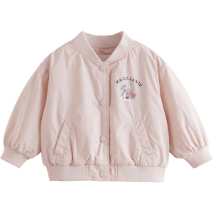 马克珍妮儿童萌趣小兔棒球服外套