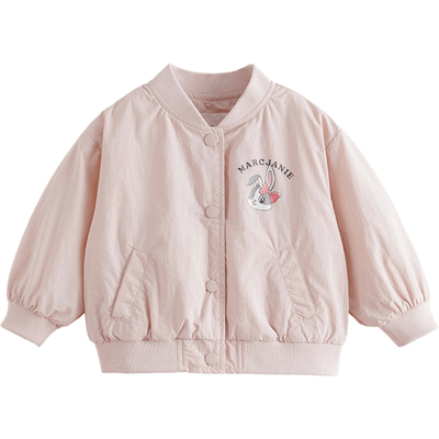 马克珍妮儿童萌趣小兔棒球服外套