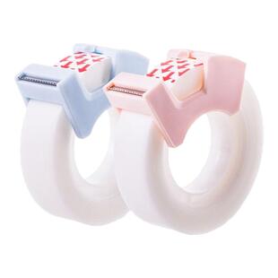 得力隐形胶带切割器套装 可书写胶带转印免抄题复印错题测试粘字半透明磨砂小胶带手撕胶粘纸学生