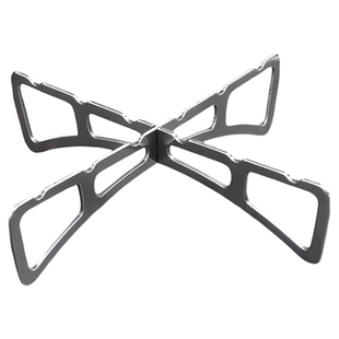 折叠多功能便携十字不锈钢蒸架露营蒸煮锅架家用防烫烧烤轻松安装