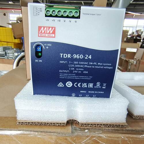 询价-明纬TDR-960-24，台湾明纬开关电源，，带