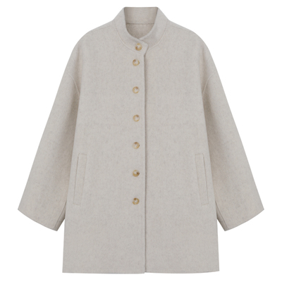 冬季海盐巴斯克羊毛大衣