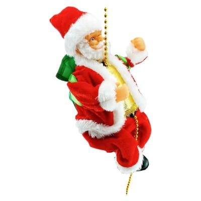 圣诞节装饰礼品爬绳圣诞老人哄娃