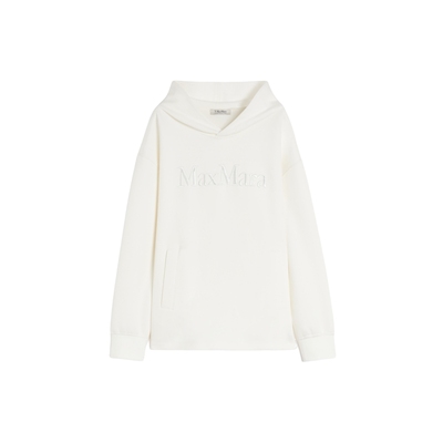 【秋冬新降】MaxMara 25秋冬新品女装徽标连帽针织卫衣9946015106