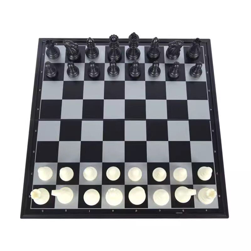 UB友邦国际象棋中大号磁性黑白棋子折叠棋盘儿童学生培训比赛用棋