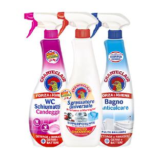 【下拉更优惠】进口大公鸡油污净600ml*1瓶浴室除垢洁厕625ml*2瓶