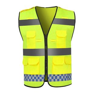 红绿灯反光背心摩托车骑行安全服施工马甲反光衣外套骑行建筑工地
