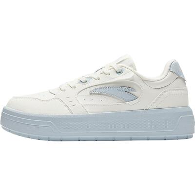 安踏轻风丨经典百搭女子板鞋增高厚底休闲鞋春季新款小白鞋运动鞋