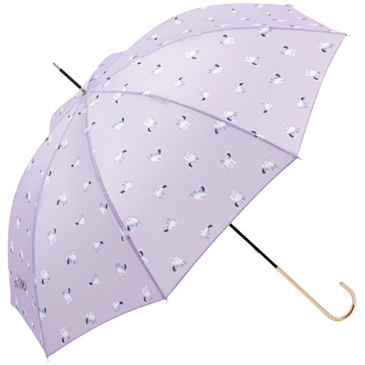 because猫猫伞晴雨两用长短可选