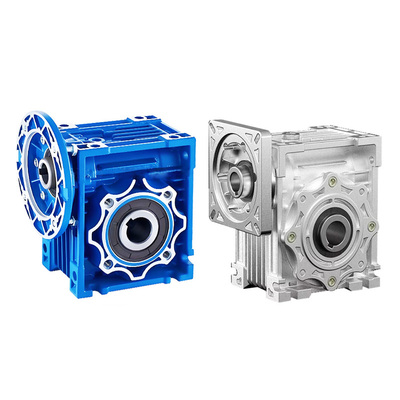 NMRV蜗轮蜗杆减速机电机一体 电动伺服小型步进齿轮变速箱减速器