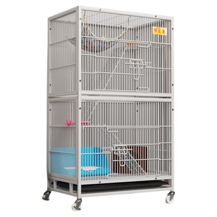 三层龙猫笼宠物松鼠雪貂笼子龙猫笼子花枝大号别墅特大玄凤鹦鹉笼