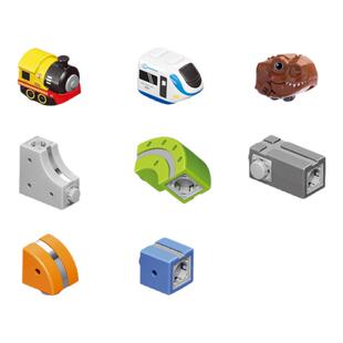 磁力轨道电动小火车配件儿童益智磁吸百变创意拼搭积木男女孩玩具