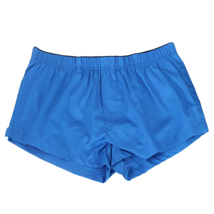 男生居家纯色清新内袋内囊四角短裤个性超短内裤阿罗裤男外穿内裤