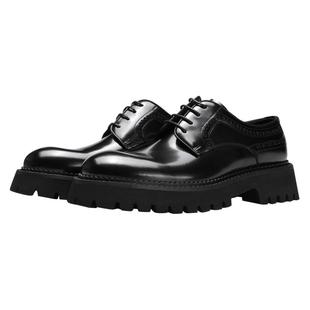 [陆虎/周深同款]BOSSSUNWEN星耀增高德比真皮雕花商务皮鞋婚鞋