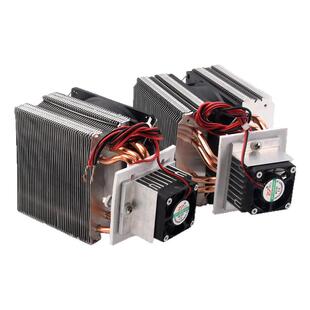 半导体制冷片12v温差电子制冷器diy小冰箱小空调降温龙猫套装成品