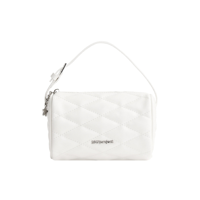 2801复古牛皮长菱格笔筒包