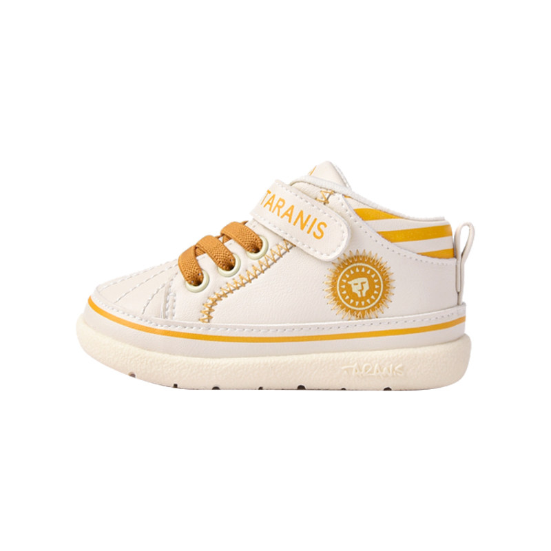 泰兰尼斯春季新款女宝宝学步鞋女小童防滑软底机能鞋婴儿小白鞋子