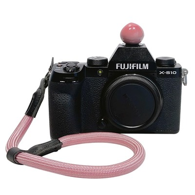 桃子热靴盖 适用于zve10富士XT30背带XS20XT50挂绳XM5相机R50腕带