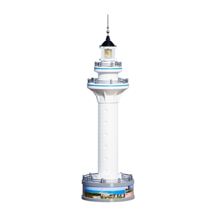 智能语音灯塔模型日照地标旅游伴手礼发光时钟闹铃潮汐家居3D摆件