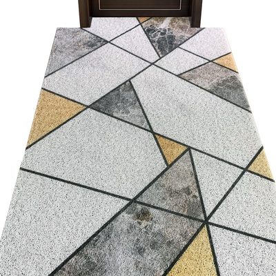 丝圈轻奢时尚风进户现代防滑地垫