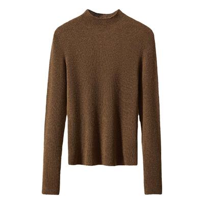 羊毛套头高领休闲百搭针织衫