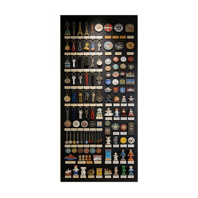 磁吸珐琅黑板墙贴家用磁吸展示板