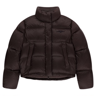 MARITHE基础款女士羽绒服 潮流无帽防风高领短款保暖外套25年秋冬