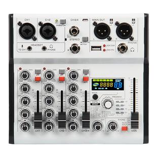 AMIXS声卡调音台手机直播专业调音台小型家用k歌录音演出混响效果