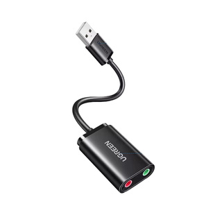 绿联usb外置声卡台式机笔记本电脑接口专用外接独立音频转换器线