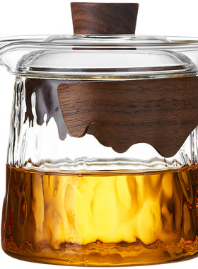 美斯尼玻璃盖碗防烫三才泡茶杯
