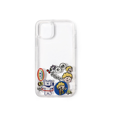 原创可爱小熊流沙手机壳苹果