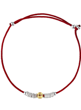 巷南925纯银铜钱红绳手链过新年