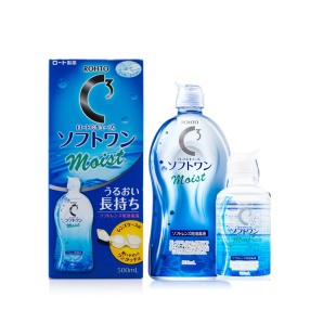 乐敦C3隐形眼镜护理液官方旗舰店软性隐型美瞳保湿清洁液去除蛋白