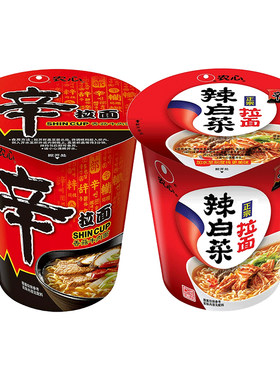 农心辛拉面杯面65g辣白菜杯面70g