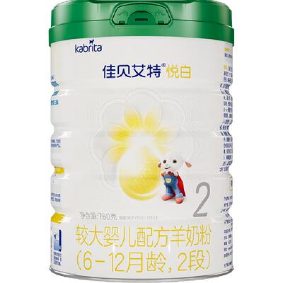 佳贝艾特悦白2段羊奶粉780g×1罐