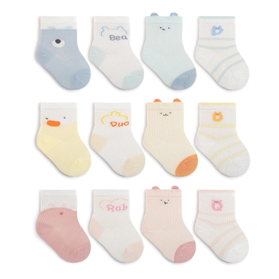 0-8岁婴儿夏季网眼a类无骨抗菌袜