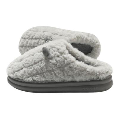 厚底棉拖鞋男士冬季保暖加绒防滑