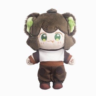 【正版现货】罗小黑棉花娃娃人形毛绒玩偶众生之门咖啡师公仔人偶