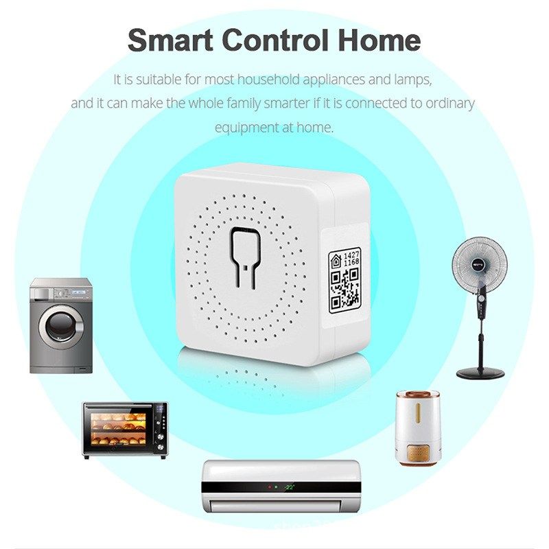 Cozylife智能语音控制16AWIFI路迷你断控通APP暗盒1器开关控制双