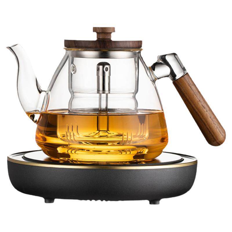 中式高硼硅蒸煮两用煮茶器煮茶炉